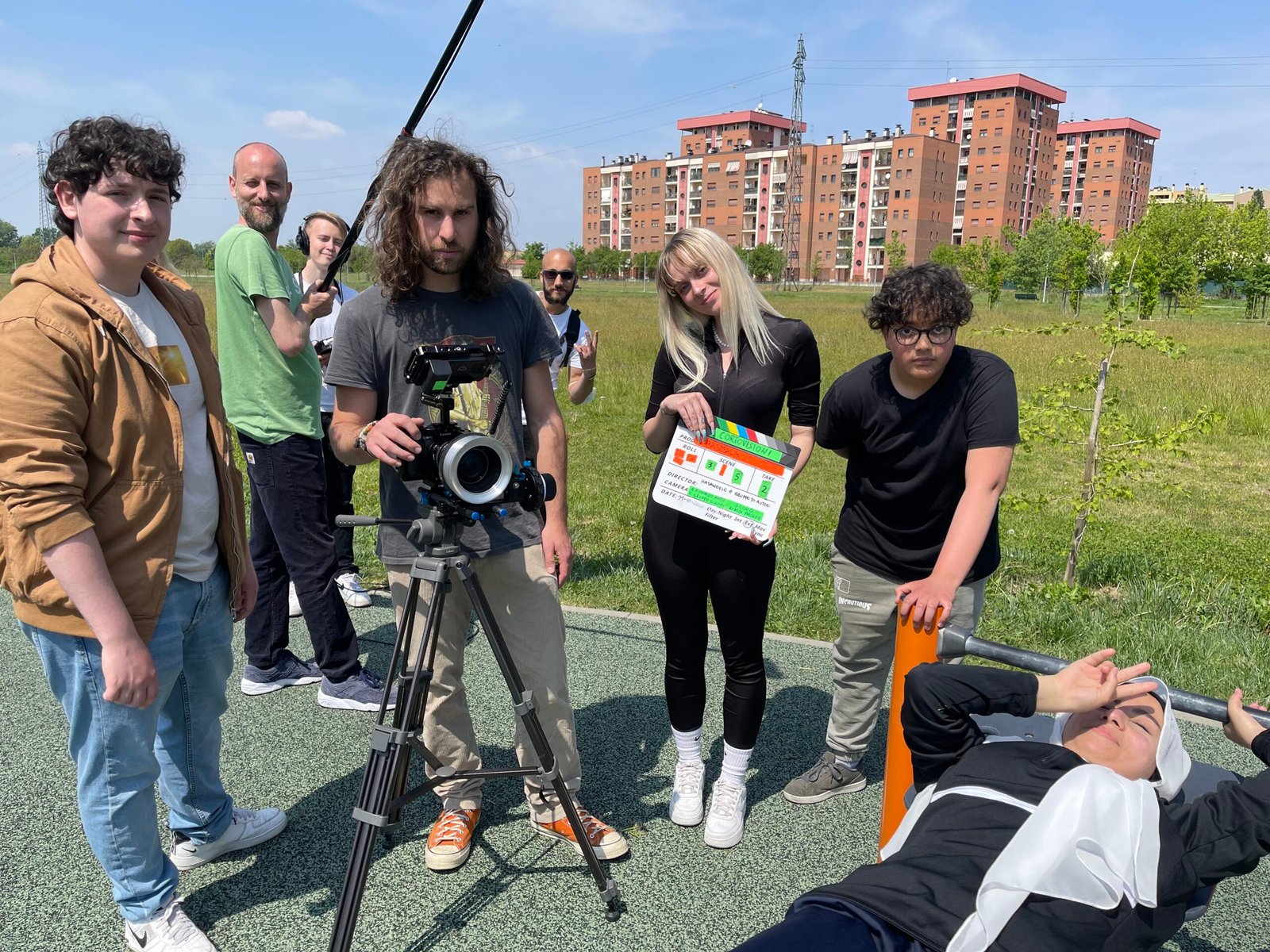 Set cinematografico Cortovisioni